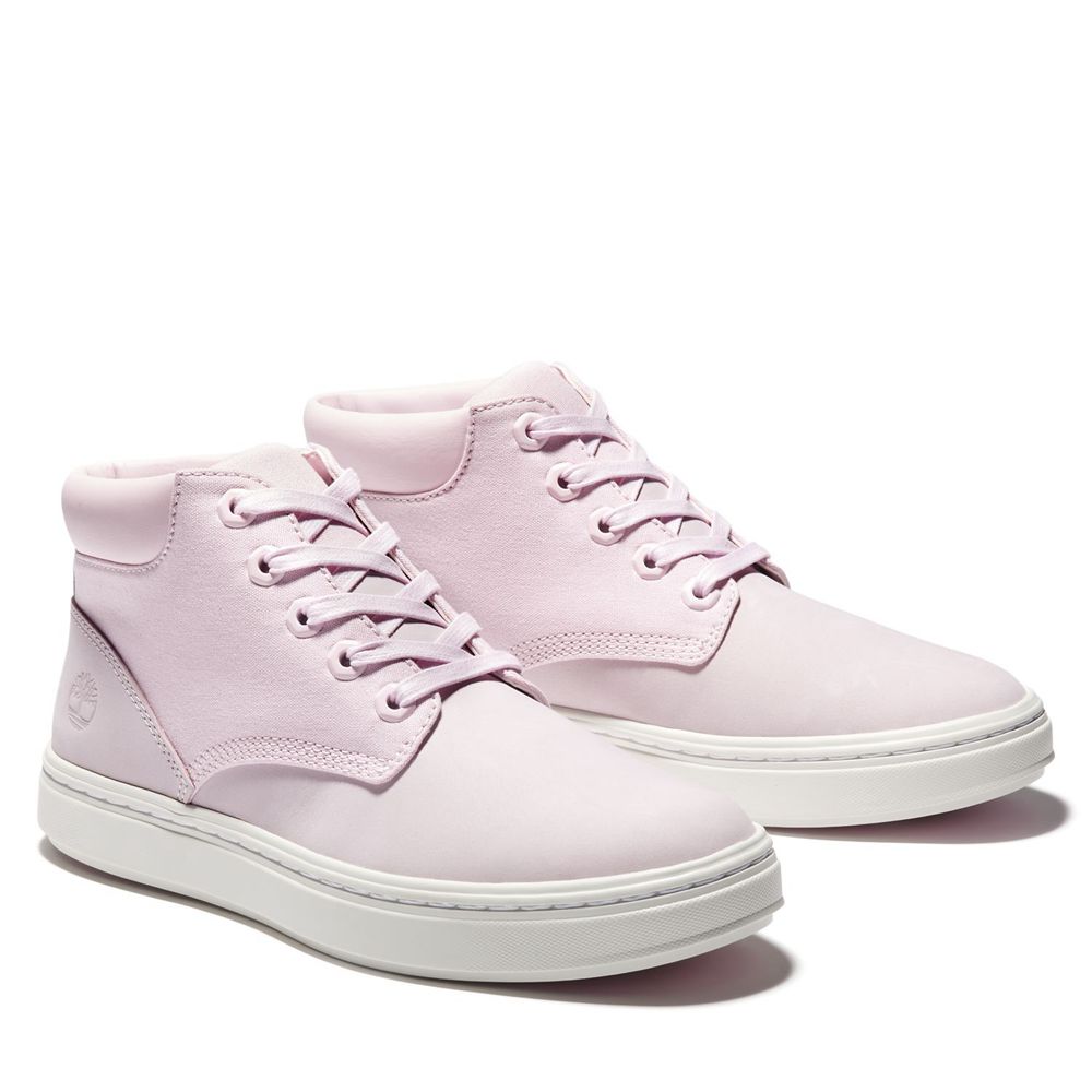 Timberland Womens Sneakers Bria High-Top - Pink - India KE2561793